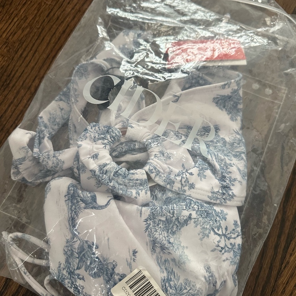 NWT Cider Blue and White bikini - Picture 10 of 11